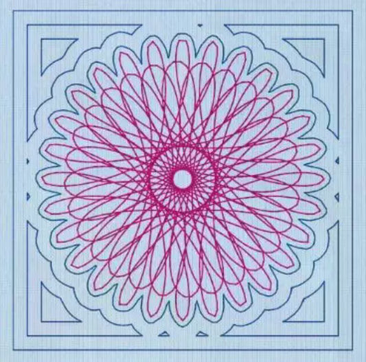 Digitalização de um bloco de colcha com o Spiro Embroidery Design