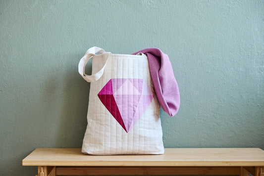 Freezer Paper Piecing: Create a Stunning Diamond Tote Bag