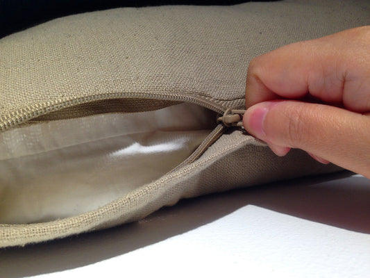 Snadná technika Covered-Zipper pro polštáře