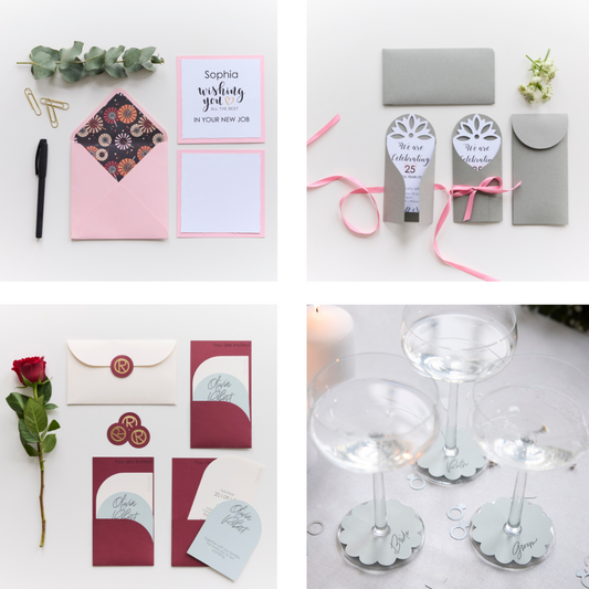 Guía de impresión y corte: Crear tarjetas personalizadas con precisión