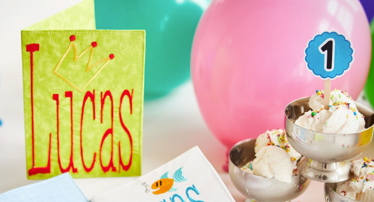 Creare un biglietto di compleanno ricamato